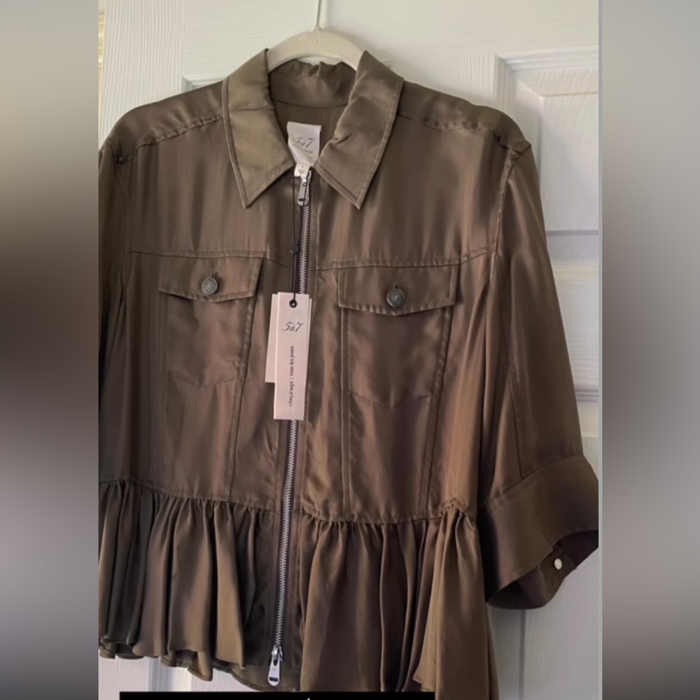 Cinq a Sept, new with tags color army green.